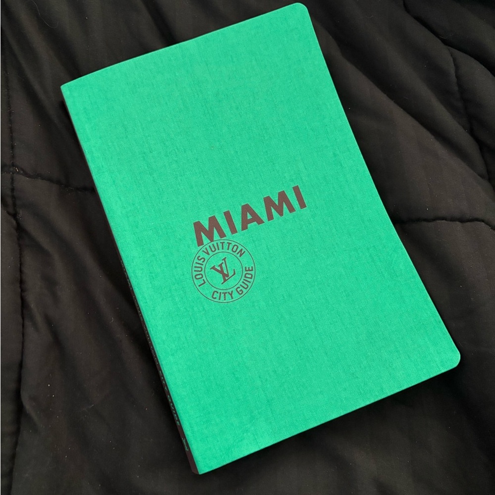 Louis Vuitton Green Miami City Guide Book - LV Coffee Table Book